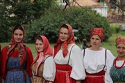 Členky folklórneho súboru z Ruska