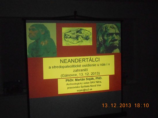 Prednáška Marián Soják - Neandertálci - 02